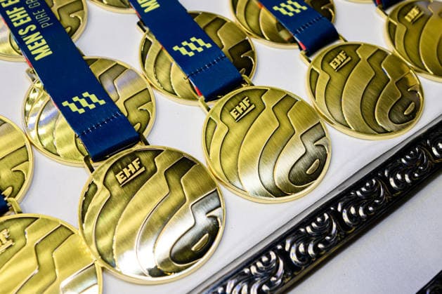 Herning: Handball EM 2026 - Finale - Daenemark - Deutschland Goldmedaille Herning Jyske Bank Boxen Daenemark