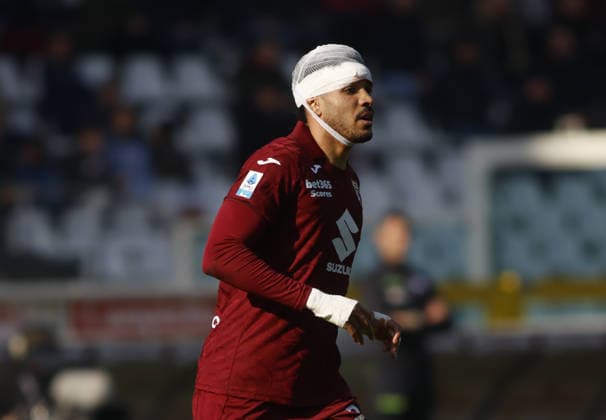 Saul Coco of Torino FC during the Italian Serie A 2025 26 season football match between Torino FC and US Lecce on 01 February 2026 at Stadio Olimpico Grende Torino ,Turin, Italy. Photo Nderim KACELI  Copyright: xNderimxKaceli IPAxSportx xipa-agency.netx xx IPA_70832713 IPA_Agency_IPA70832713