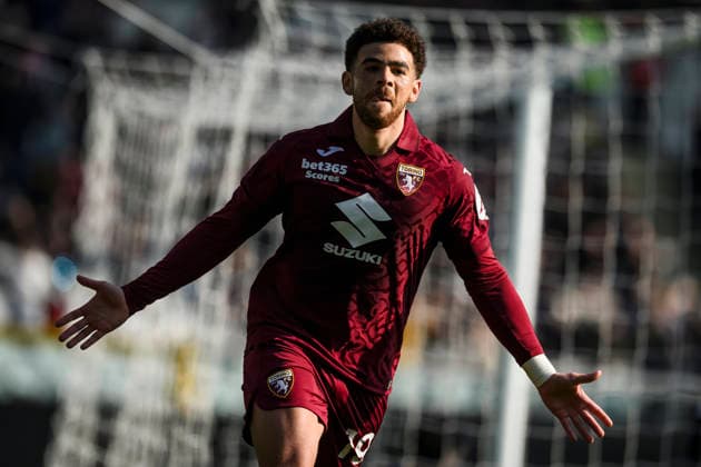 Torino FC v US Lecce - Serie A Che Adams of Torino FC celebrates after scoring a goal during the Serie A football match between Torino FC and US Lecce. Turin Italy Copyright: xNicolòxCampox