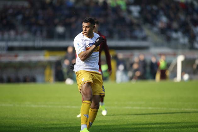 Walid Cheddira of US Lecce during the Italian Serie A 2025 26 season football match between Torino FC and US Lecce on 01 February 2026 at Stadio Olimpico Grende Torino ,Turin, Italy. Photo Nderim KACELI  Copyright: xNderimxKaceli IPAxSportx xipa-agency.netx xx IPA_70834448 IPA_Agency_IPA70834448
