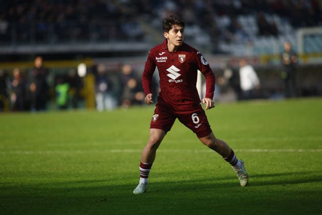 Emirhan Ilkhan of Torino FC during the Italian Serie A 2025 26 season football match between Torino FC and US Lecce on 01 February 2026 at Stadio Olimpico Grende Torino ,Turin, Italy. Photo Nderim KACELI  Copyright: xNderimxKaceli IPAxSportx xipa-agency.netx xx IPA_70834728 IPA_Agency_IPA70834728