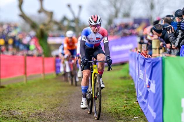UCI World Championships 2026 Hulst HULST, THE NETHERLANDS - FEBRUARY 01 : Chladonova Viktoria (Svk) in action during the 2026 UCI Cyclo-Cross World Championships for Women Under 23 on February 01, 2026 in Hulst, The Netherlands, 01 02 2026 Hulst The Netherlands  Copyright: xPeterxDexVoechtx