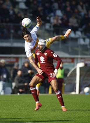 CALCIO - Serie A - Torino FC vs US Lecce Saul Coco of Torino FC during the Italian Serie A 2025 26 season football match between Torino FC and US Lecce on 01 February 2026 at Stadio Olimpico Grende Torino ,Turin, Italy. Photo Nderim KACELI Turin Italy  Copyright: xIPAxSport ABACAx