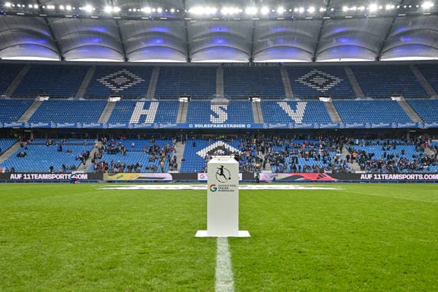 Google Pixel Frauen-Bundesliga; Hamburger SV - SC Freiburg; 01.02.2026 HAMBURG, GERMANY - 01. FEBRUARY: Ein Blick in den Hamburger Volkspark vor dem Match zwischen dem Hamburger SV und dem SC Freiburg am 16. Spieltag der Google Pixel Frauen-Bundesliga im Volksparkstadion Symbolbild Copyright: xBEAUTIFULxSPORTS Goldbergx