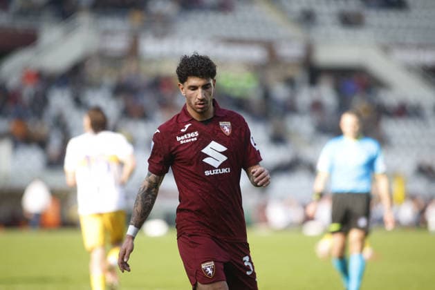 CALCIO - Serie A - Torino FC vs US Lecce Luca Marianucci of Torino FC during the Italian Serie A 2025 26 season football match between Torino FC and US Lecce on 01 February 2026 at Stadio Olimpico Grende Torino ,Turin, Italy. Photo Nderim KACELI Turin Italy  Copyright: xIPAxSport ABACAx