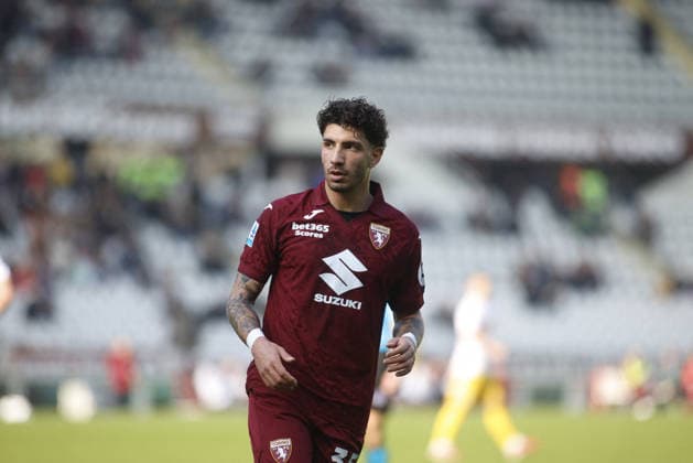 CALCIO - Serie A - Torino FC vs US Lecce Luca Marianucci of Torino FC during the Italian Serie A 2025 26 season football match between Torino FC and US Lecce on 01 February 2026 at Stadio Olimpico Grende Torino ,Turin, Italy. Photo Nderim KACELI Turin Italy  Copyright: xIPAxSport ABACAx