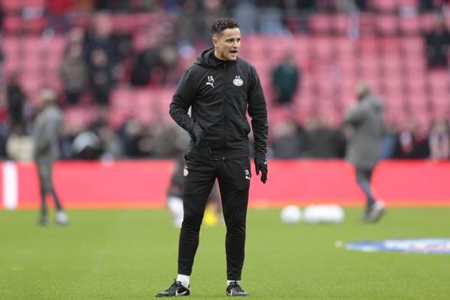 EINDHOVEN , 01-02-2025 , Philips stadium , season 2025 2026 , Dutch Eredivisie football , match between PSV and Feyenoord , picture shows ,PSB Ibrahim Afellay PSV - Feyenoord  x201239939x Copyright: