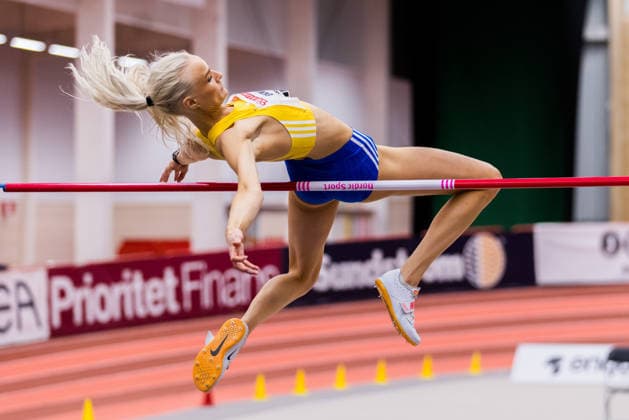 260201 Louise Ekman of Sweden competes in women™s high jump during Nordenkampen 2026 on February 1, 2026 in Karlstad. Photo: Magnus Andersson BILDBYRAN COP 308 MN0220 friidrott athletics friidrett nordenkampen bbeng *** 260201 Louise Ekman of Sweden competes in women™s high jump during Nordenkampen 2026 on February 1, 2026 in Karlstad Photo Magnus Andersson BILDBYRAN COP 308 MN0220 friidrott athletics friidrett nordenkampen bbeng  Copyright: MAGNUSxANDERSSON BB260201MN089