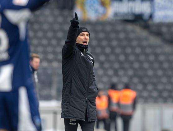 Fussball, Herren, Saison 2025 2026, 2. Bundesliga (20. Spieltag), Hertha BSC - SV Darmstadt 98, Trainer Stefan Leitl (Hertha BSC), 01.02. 2026,