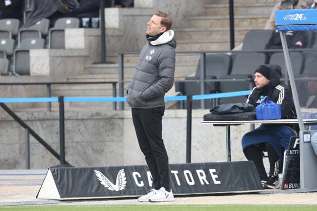DEU, DFL, 2. FBL, Hertha BSC vs. Darmstadt, 01.02.2026, Berliner Olympiastadion, Berlin, DEU, DFL, 2. FBL, Hertha BSC vs. Darmstadt, im Bild Trainer Florian Kohfeldt (Darmstadt) DFL - regulations prohibit any use of Photographs as image sequences and or quasi-video