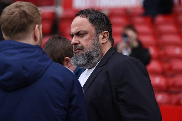 Nottingham Forest v Crystal Palace, Premier League Nottingham Forest owner Evangelos Marinakis before the Nottingham Forest v Crystal Palace Premier League match at the City Ground, West Bridgford, England on 1 February 2026 Credit: Ryan Crockett Every Second Media Editorial use only. All images are copyright Every Second Media Limited. No images may be reproduced without prior permission. All rights reserved. Premier League and Football League images are subject to licensing agreements with Football DataCo Limited. see https: www.football-dataco.com Copyright: xIMAGO EveryxSecondxMediax ESM-1783-0010 RyanxCrockettx xEveryxSecondxMediax