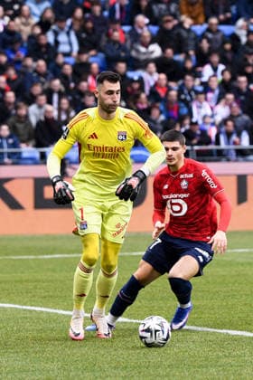 Olympique Lyonnais v Lille OSC - Ligue 1 McDonald s 2025 2026 01 Dominik GREIF (ol) during the Ligue 1 McDonald s match between Lyon and Lille at Groupama Stadium on February 1, 2026 in Lyon, France. Lyon France  Copyright: xFEPx 776348270