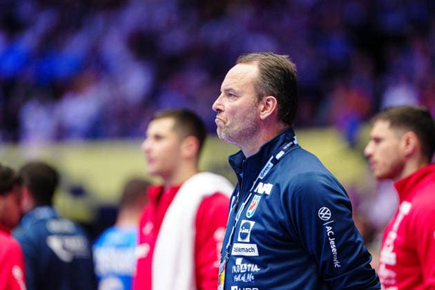 Dagur Sigurdsson (Kroatien, Trainer) DEN, Island vs. Kroatien, Handball, EHF Europameisterschaft 2026, Spiel um Platz 3, 01.02.2026 DEN, Island vs. Kroatien, Handball, EHF Europameisterschaft 2026, Spiel um Platz 3, 01.02.2026 Herning Copyright: xEibner-Pressefoto MarcelxvonxFehrnx EP_MFN