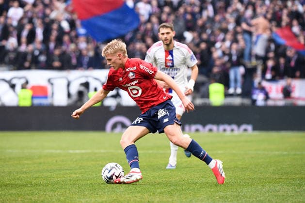 Olympique Lyonnais v Lille OSC - Ligue 1 McDonald s 2025 2026 10 Hakon Arnar HARALDSSON (losc) during the Ligue 1 McDonald s match between Lyon and Lille at Groupama Stadium on February 1, 2026 in Lyon, France. Lyon France  Copyright: xFEPx 776348270