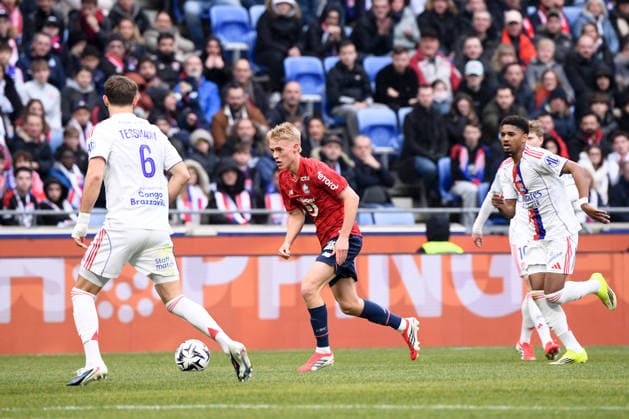 Olympique Lyonnais v Lille OSC - Ligue 1 McDonald s 2025 2026 10 Hakon Arnar HARALDSSON (losc) during the Ligue 1 McDonald s match between Lyon and Lille at Groupama Stadium on February 1, 2026 in Lyon, France. Lyon France  Copyright: xFEPx 776348270