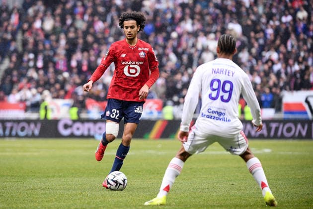 Olympique Lyonnais v Lille OSC - Ligue 1 McDonald s 2025 2026 32 Ayyoub BOUADDI (losc) during the Ligue 1 McDonald s match between Lyon and Lille at Groupama Stadium on February 1, 2026 in Lyon, France. Lyon France  Copyright: xFEPx 776348270