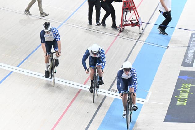 01-02-2026 European Championships Elite Track; Giornata 01; 2026, Grecia; Livanos, Konstantinos; Charovas, Miltiadis; Magklaris, Alexios; Konya - Velodrom; 