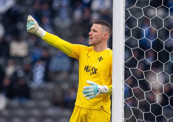 Fussball, Herren, Saison 2025 2026, 2. Bundesliga (20. Spieltag), Hertha BSC - SV Darmstadt 98, Torhüter Marcel Schuhen (Darmstadt), 01.02. 2026,