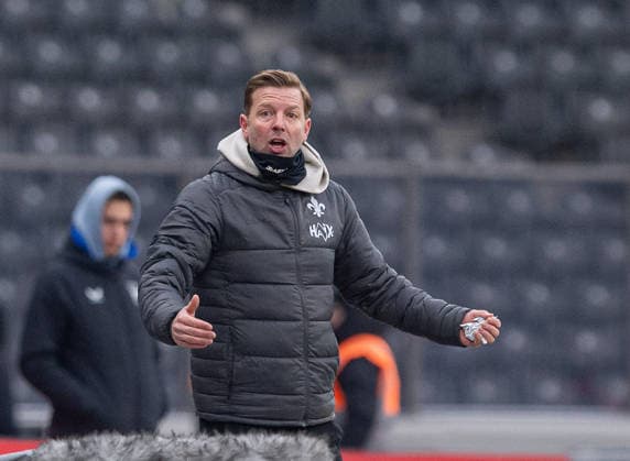 Fussball, Herren, Saison 2025 2026, 2. Bundesliga (20. Spieltag), Hertha BSC - SV Darmstadt 98, Trainer Florian Kohfeldt (Darmstadt), 01.02. 2026,