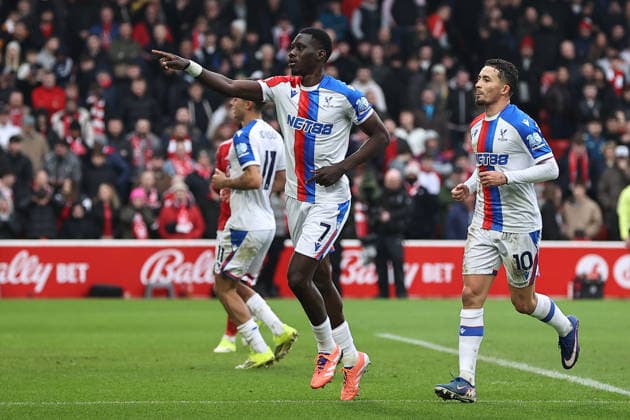 Nottingham Forest v Crystal Palace, Premier League Ismaila Sarr of Crystal Palace celebrates his goal making it 1-1 during the Nottingham Forest v Crystal Palace Premier League match at the City Ground, West Bridgford, England on 1 February 2026 Credit: Ryan Crockett Every Second Media Editorial use only. All images are copyright Every Second Media Limited. No images may be reproduced without prior permission. All rights reserved. Premier League and Football League images are subject to licensing agreements with Football DataCo Limited. see https: www.football-dataco.com Copyright: xIMAGO EveryxSecondxMediax ESM-1783-0042 RyanxCrockettx xEveryxSecondxMediax
