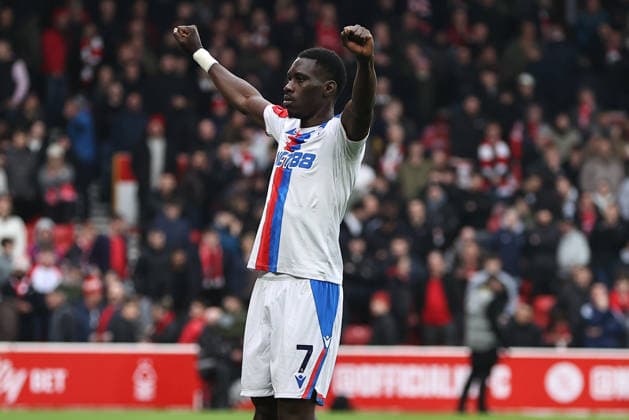 Nottingham Forest v Crystal Palace, Premier League Ismaila Sarr of Crystal Palace celebrates his goal making it 1-1 during the Nottingham Forest v Crystal Palace Premier League match at the City Ground, West Bridgford, England on 1 February 2026 Credit: Ryan Crockett Every Second Media Editorial use only. All images are copyright Every Second Media Limited. No images may be reproduced without prior permission. All rights reserved. Premier League and Football League images are subject to licensing agreements with Football DataCo Limited. see https: www.football-dataco.com Copyright: xIMAGO EveryxSecondxMediax ESM-1783-0049 RyanxCrockettx xEveryxSecondxMediax