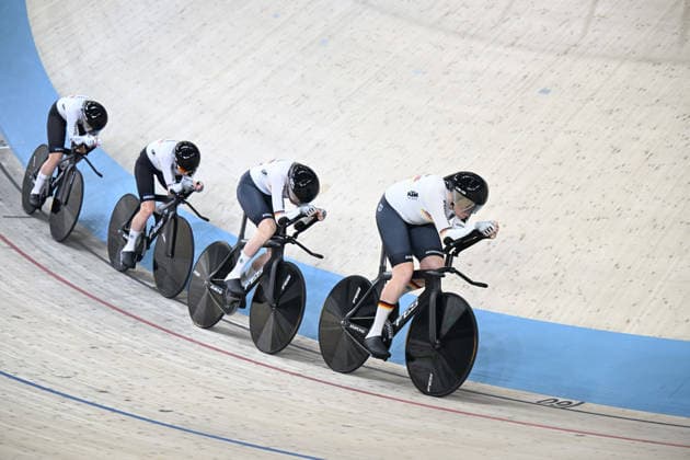 01-02-2026 European Championships Elite Women Track; Giornata 01; 2026, Germany; Kroger, Mieke; Klein, Lisa Sussemilch, Laura; Brausse, Franziska; Konya - Velodrom; 