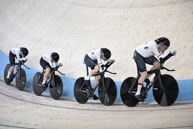 01-02-2026 European Championships Elite Women Track; Giornata 01; 2026, Germany; Kroger, Mieke; Klein, Lisa Sussemilch, Laura; Brausse, Franziska; Konya - Velodrom; 