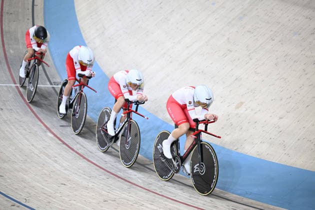 01-02-2026 European Championships Elite Women Track; Giornata 01; 2026, Polonia; Szalinska, Tamara; Rabazynska, Eliza; Tracka, Maja; Szczesna, Martyna; Konya - Velodrom; 