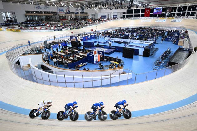 01-02-2026 European Championships Elite Women Track; Giornata 01; 2026, Italia; Balsamo, Elisa; Paternoster, Letizia; Venturelli, Federica; Sanarini, Linda; Konya - Velodrom; 