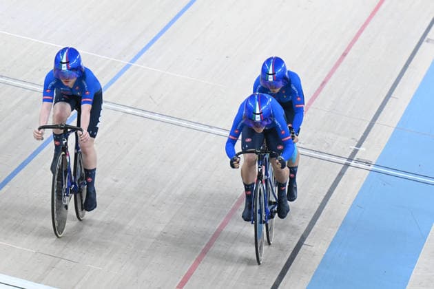 01-02-2026 European Championships Elite Women Track; Giornata 01; 2026, Italia; Vece, Miriam; Trevisan, Siria; Cenci, Matilde; Konya - Velodrom; 
