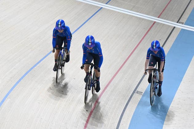 01-02-2026 European Championships Elite Women Track; Giornata 01; 2026, Italia; Vece, Miriam; Trevisan, Siria; Cenci, Matilde; Konya - Velodrom; 