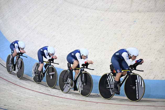 01-02-2026 European Championships Elite Women Track; Giornata 01; 2026, France; Copponi, Clara; Berteau, Victoire; Dupin, Melanie; Rouat, Ilona; Konya - Velodrom; 