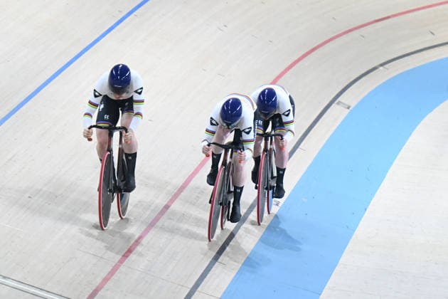01-02-2026 European Championships Elite Women Track; Giornata 01; 2026, Olanda; Van De Wouw, Hetty; Van Der Peet, Steffie; Kalee, Kimberly; Konya - Velodrom; 