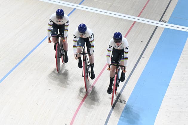 01-02-2026 European Championships Elite Women Track; Giornata 01; 2026, Olanda; Van De Wouw, Hetty; Van Der Peet, Steffie; Kalee, Kimberly; Konya - Velodrom; 