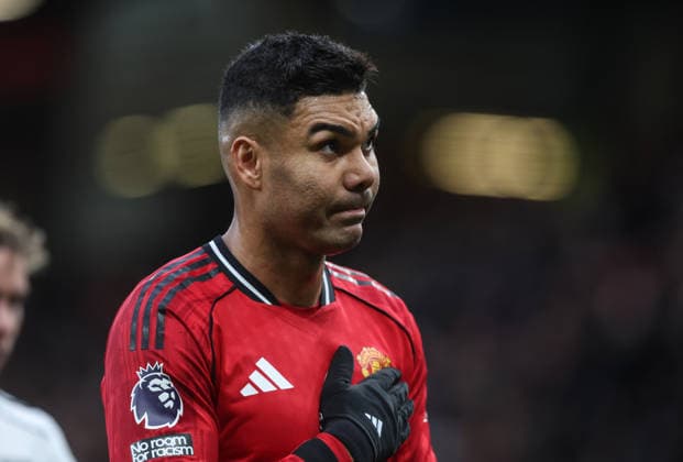 Manchester United, ManU v Fulham, Premier League, Old Trafford, Manchester. Times Photographer Bradley Ormesher. 1.2.2026. Manchester United v Fulham, Premier League, Old Trafford, Manchester. Times Photographer Bradley Ormesher. Casemiro.  Copyright: xBradleyxOrmesherx NINTCHDBPICT001055762733