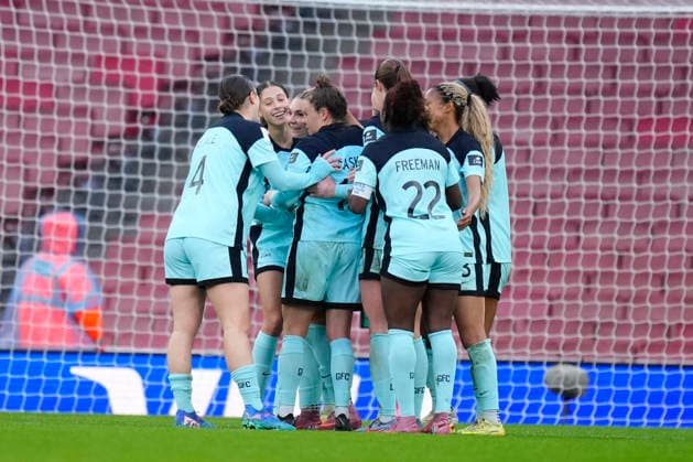 ASFAR v Gotham FC - FIFA Women s Champions Cup 2026 Third Place Play Off Khyah Harper forward of Gotham and United States celebrates after scoring her sides first goal during the FIFA Women s Champions Cup 2026 Third Place Play Off match between ASFAR and Gotham FC at Arsenal Stadium on February 1, 2026 in London, United Kingdom. London England United Kingdom  Copyright: xJosexBretonx originalFilename:bretonhernandez-asfarvgo260201_npa5u.jpg