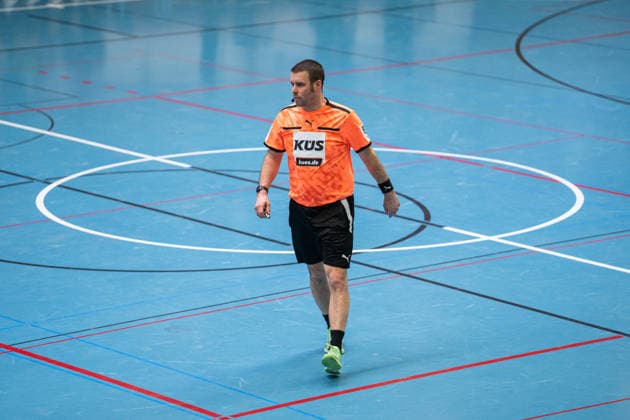HSG Blomberg-Lippe II vs. TSV Nord Harrislee, Handball, 3. Liga Nord, Spieltag 14, 1.2.2026, Saision 2025 2026, Blomberg Stefan Bendel (Schiedsrichter) Blomberg Sporthalle an der Ulmenallee Deutschland