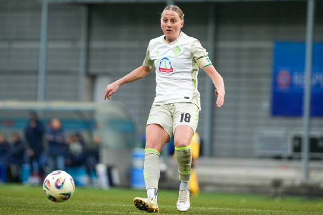 Fussball: Google Pixel Frauen-Bundesliga, 16. Spieltag, TSG Hoffenheim - SV Werder Bremen am 01.02.2026 in Hoffenheim (Dietmar-Hopp-Stadion), Deutschland, Saison 2025 2026: DFB DFL REGULATIONS PROHIBIT ANY USE OF PHOTOGRAPHS as IMAGE SEQUENCES and or QUASI-VIDEO: Im Fokus Hausicke, Lina (18,SVW). Hoffenheim Dietmar-Hopp-Stadion Deutschland Copyright: xChristophxKinzingerx