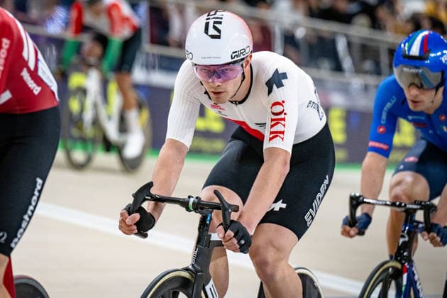 POOT Mats: UEC Track cycling, Rad, Radsport, Bahnrad, Bahn European Championships Konya 2026 POOT Mats ( SUI ) Switzerland Querformat - quer - horizontal - Landscape - Event Veranstaltung: UEC Track Cycling European Championships 2026 - Category Kategorie: Cycling - Track Cycling European Championships - Location Ort: Asia - Turkey - Konya - Discipline: Qualification for Elimination Race - Category: Elite Men - Distance: ... m - Date Datum: 01.02.2026 Sunday Day 1 -