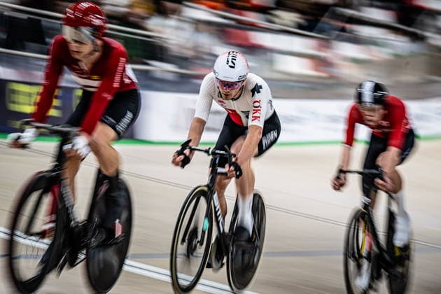 POOT Mats: UEC Track cycling, Rad, Radsport, Bahnrad, Bahn European Championships Konya 2026 POOT Mats ( SUI ) Switzerland Querformat - quer - horizontal - Landscape - Event Veranstaltung: UEC Track Cycling European Championships 2026 - Category Kategorie: Cycling - Track Cycling European Championships - Location Ort: Asia - Turkey - Konya - Discipline: Qualification for Elimination Race - Category: Elite Men - Distance: ... m - Date Datum: 01.02.2026 Sunday Day 1 -
