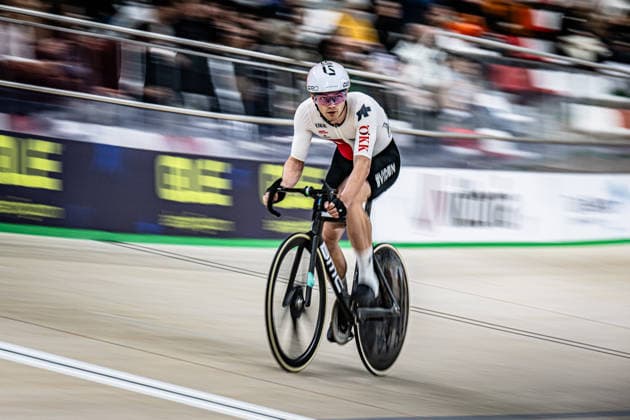 POOT Mats: UEC Track cycling, Rad, Radsport, Bahnrad, Bahn European Championships Konya 2026 POOT Mats ( SUI ) Switzerland Querformat - quer - horizontal - Landscape - Event Veranstaltung: UEC Track Cycling European Championships 2026 - Category Kategorie: Cycling - Track Cycling European Championships - Location Ort: Asia - Turkey - Konya - Discipline: Qualification for Elimination Race - Category: Elite Men - Distance: ... m - Date Datum: 01.02.2026 Sunday Day 1 -