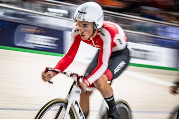 LÄSSER Franz-Josef: UEC Track cycling, Rad, Radsport, Bahnrad, Bahn European Championships Konya 2026 LÄSSER Franz-Josef ( AUT ) Austria Querformat - quer - horizontal - Landscape - Event Veranstaltung: UEC Track Cycling European Championships 2026 - Category Kategorie: Cycling - Track Cycling European Championships - Location Ort: Asia - Turkey - Konya - Discipline: Qualification for Elimination Race - Category: Elite Men - Distance: ... m - Date Datum: 01.02.2026 Sunday Day 1 -
