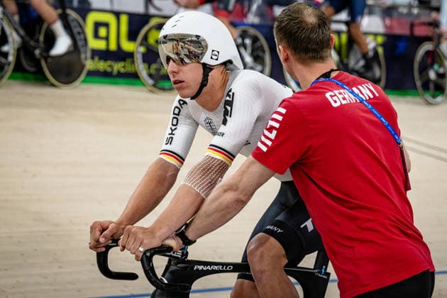 TEUTENBERG Tim Torn: UEC Track cycling, Rad, Radsport, Bahnrad, Bahn European Championships Konya 2026 TEUTENBERG Tim Torn ( GER ) Germany Querformat - quer - horizontal - Landscape - Event Veranstaltung: UEC Track Cycling European Championships 2026 - Category Kategorie: Cycling - Track Cycling European Championships - Location Ort: Asia - Turkey - Konya - Discipline: Qualification for Elimination Race - Category: Elite Men - Distance: ... m - Date Datum: 01.02.2026 Sunday Day 1 -
