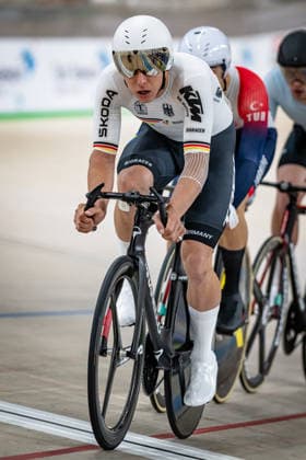 TEUTENBERG Tim Torn: UEC Track cycling, Rad, Radsport, Bahnrad, Bahn European Championships Konya 2026 TEUTENBERG Tim Torn ( GER ) Germany Hochformat - Hoch - Vertikal - Portrait - Event Veranstaltung: UEC Track Cycling European Championships 2026 - Category Kategorie: Cycling - Track Cycling European Championships - Location Ort: Asia - Turkey - Konya - Discipline: Qualification for Elimination Race - Category: Elite Men - Distance: ... m - Date Datum: 01.02.2026 Sunday Day 1 -