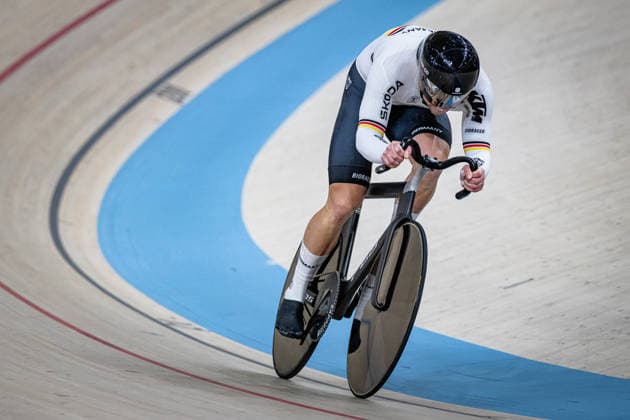 DÖRNBACH Maximilian: UEC Track cycling, Rad, Radsport, Bahnrad, Bahn European Championships Konya 2026 DÖRNBACH Maximilian ( GER ) Germany Querformat - quer - horizontal - Landscape - Event Veranstaltung: UEC Track Cycling European Championships 2026 - Category Kategorie: Cycling - Track Cycling European Championships - Location Ort: Asia - Turkey - Konya - Discipline: Team Sprint - Category: Elite Men - Distance: ... m - Date Datum: 01.02.2026 Sunday Day 1 -