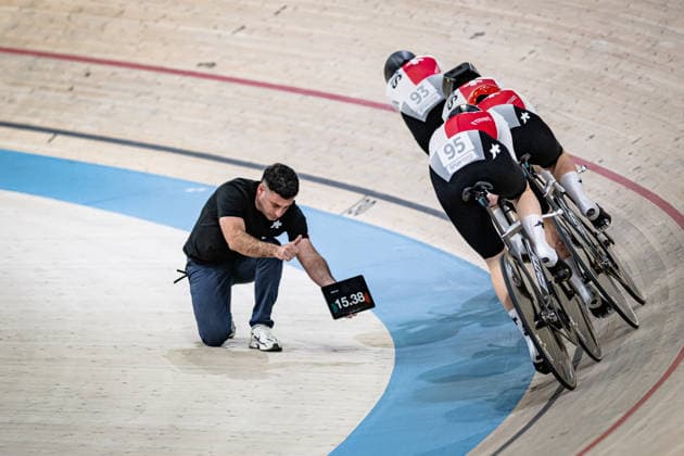 ANDRES Michelle, LEU Lorena, LIEHNER Annika, LIECHTI Jasmin: UEC Track cycling, Rad, Radsport, Bahnrad, Bahn European Championships Konya 2026 ANDRES Michelle - LEU Lorena - LIEHNER Annika - LIECHTI Jasmin ( SUI ) Switzerland Querformat - quer - horizontal - Landscape - Event Veranstaltung: UEC Track Cycling European Championships 2026 - Category Kategorie: Cycling - Track Cycling European Championships - Location Ort: Asia - Turkey - Konya - Discipline: Team Pursuit - Category: Elite Women - Distance: 4000 m - Date Datum: 01.02.2026 Sunday Day 1 -