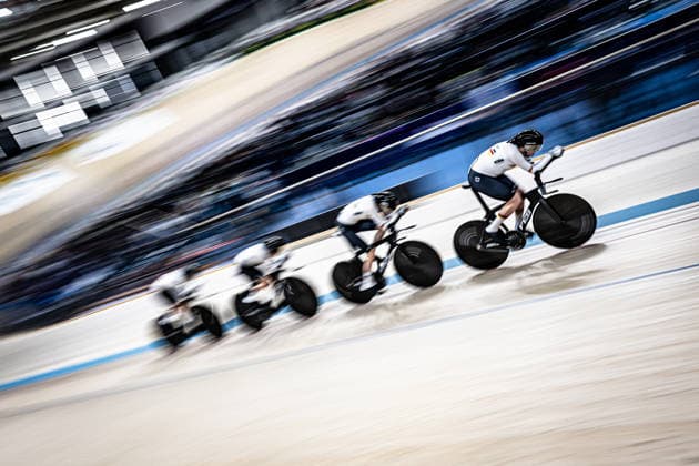 : UEC Track cycling, Rad, Radsport, Bahnrad, Bahn European Championships Konya 2026 Name ( NAT ) Team Querformat - quer - horizontal - Landscape - Event Veranstaltung: UEC Track Cycling European Championships 2026 - Category Kategorie: Cycling - Track Cycling European Championships - Location Ort: Asia - Turkey - Konya - Discipline: Team Pursuit - Category: Elite Women - Distance: 4000 m - Date Datum: 01.02.2026 Sunday Day 1 -