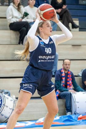 Toyota DBBL 2025 2026 - Syntainics MBC vs.USC Freiburg Halle Saale, Deutschland 01.Februar 2026: Im Bild:Sydney Erikstrup (Halle) Halle Saale swh.Arena Sachsen-Anhalt Deutschland