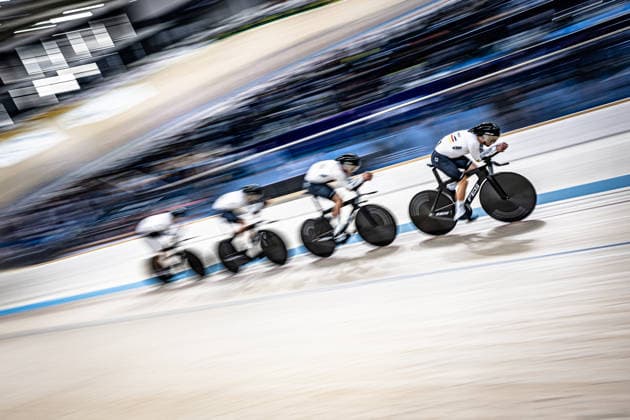 GROSS Felix, BOOS Benjamin, BRIESE Max-David, JOCHUM Ben Felix: UEC Track cycling, Rad, Radsport, Bahnrad, Bahn European Championships Konya 2026 GROSS Felix - BOOS Benjamin - BRIESE Max-David - JOCHUM Ben Felix ( GER ) Germany Querformat - quer - horizontal - Landscape - Event Veranstaltung: UEC Track Cycling European Championships 2026 - Category Kategorie: Cycling - Track Cycling European Championships - Location Ort: Asia - Turkey - Konya - Discipline: Team Pursuit - Category: Elite Men - Distance: 4000 m - Date Datum: 01.02.2026 Sunday Day 1 -