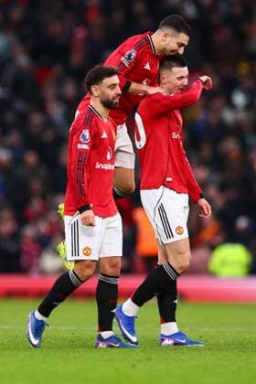 Benjamin Sesko of Manchester United, ManU at the end of the match Manchester United v Fulham, Premier League, Football, Old Trafford, Manchester, UK - 01 Feb 2026Manchester Old Trafford United Kingdom EDITORIAL USE ONLY No use with unauthorised audio, video, data, fixture lists, club league logos or live services. Online in-match use limited to 120 images, no video emulation. No use in betting, games or single club league player publications. Copyright: xPaulxCurrie Shutterstockx 16496861hx